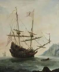 

Santa María gemisi (Andries van Eertvelt, 1628), Kristof Kolomb bu gemiyle Batı Hint adlarına ulaşmıştı.